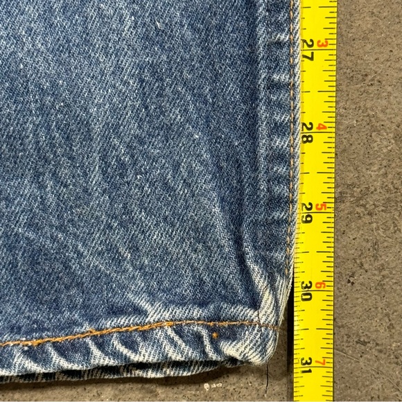 Vintage 90s Levis 501xx Denim Jeans Mens 33x36 (30x32) Made in USA Button Fly - Picture 12 of 13